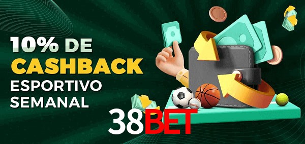 10% de bônus de cashback na 38bet